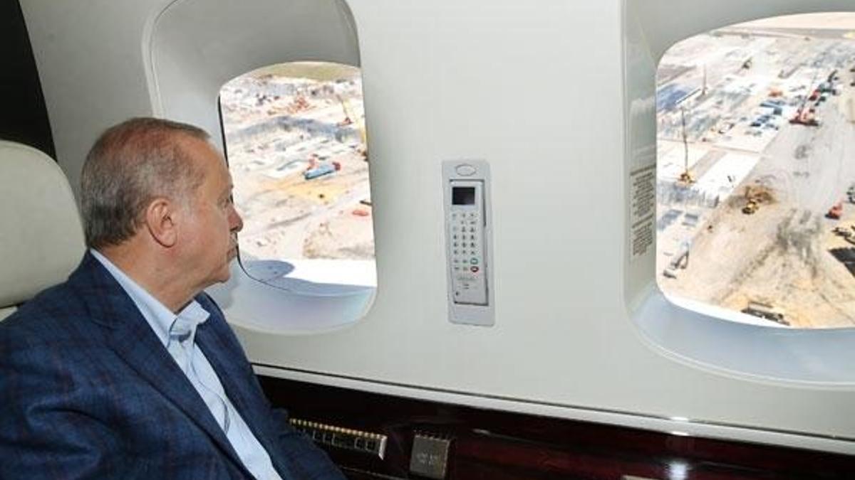 Cumhurbaşkanı Erdoğan yapımı devam eden hastaneleri inceledi