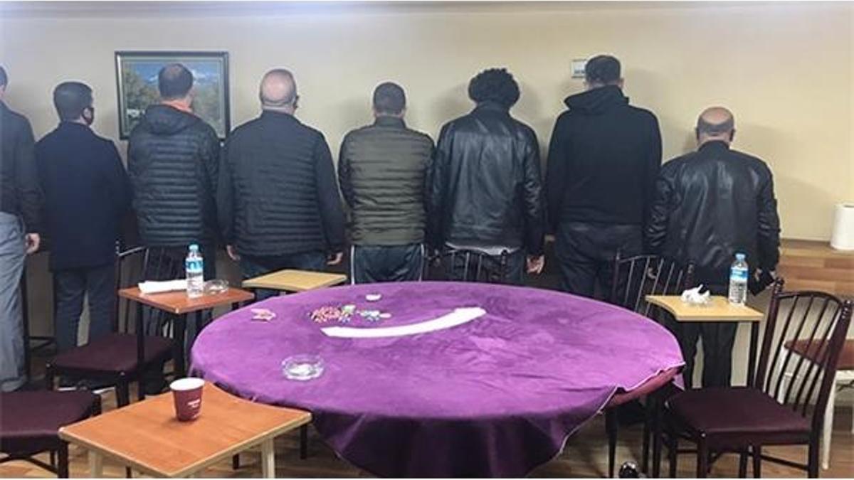 Kumar baskını: 13 kişiye 56 bin 875 lira ceza kesildi