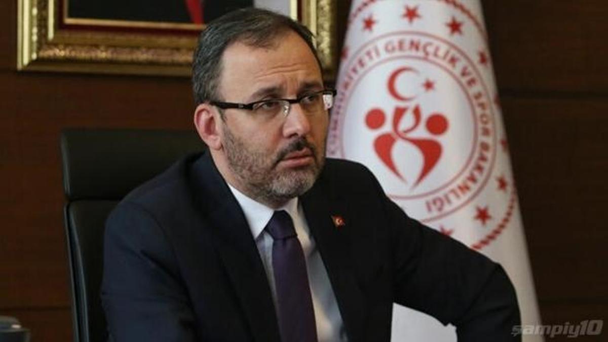 Bakan Kasapoğlu: Hepimiz için asıl olan, liglerin tamamlanmasıdır