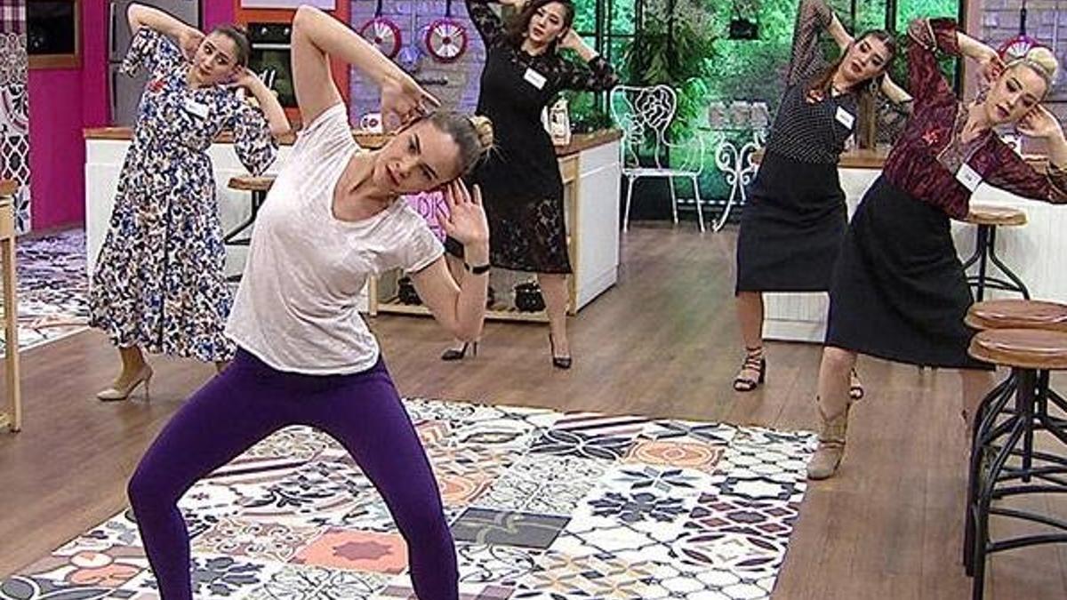 Gelinim Mutfakta evde spor günleri