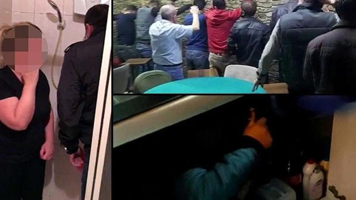 Polis bile şaştı kaldı! Biri mutfak tezgahında, 2 kişi banyoda yakalandı