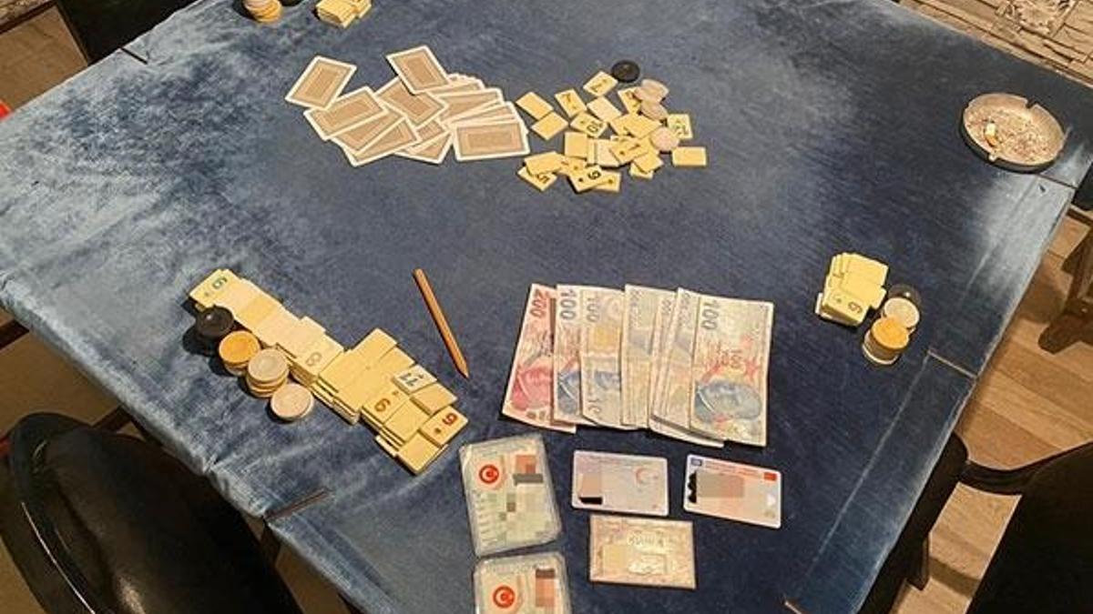 Zonguldak'ta konteynere kumar baskını