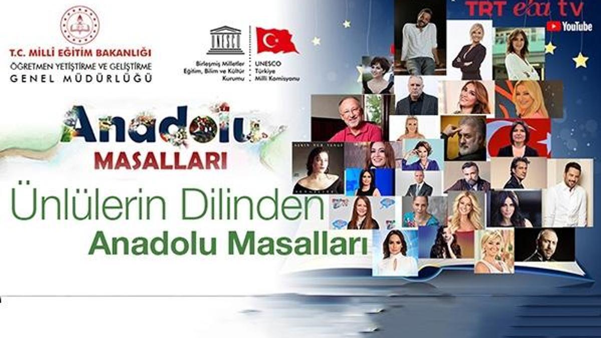 Ünlü isimler, TRT EBA kanallarından çocuklara masal anlatıyor!