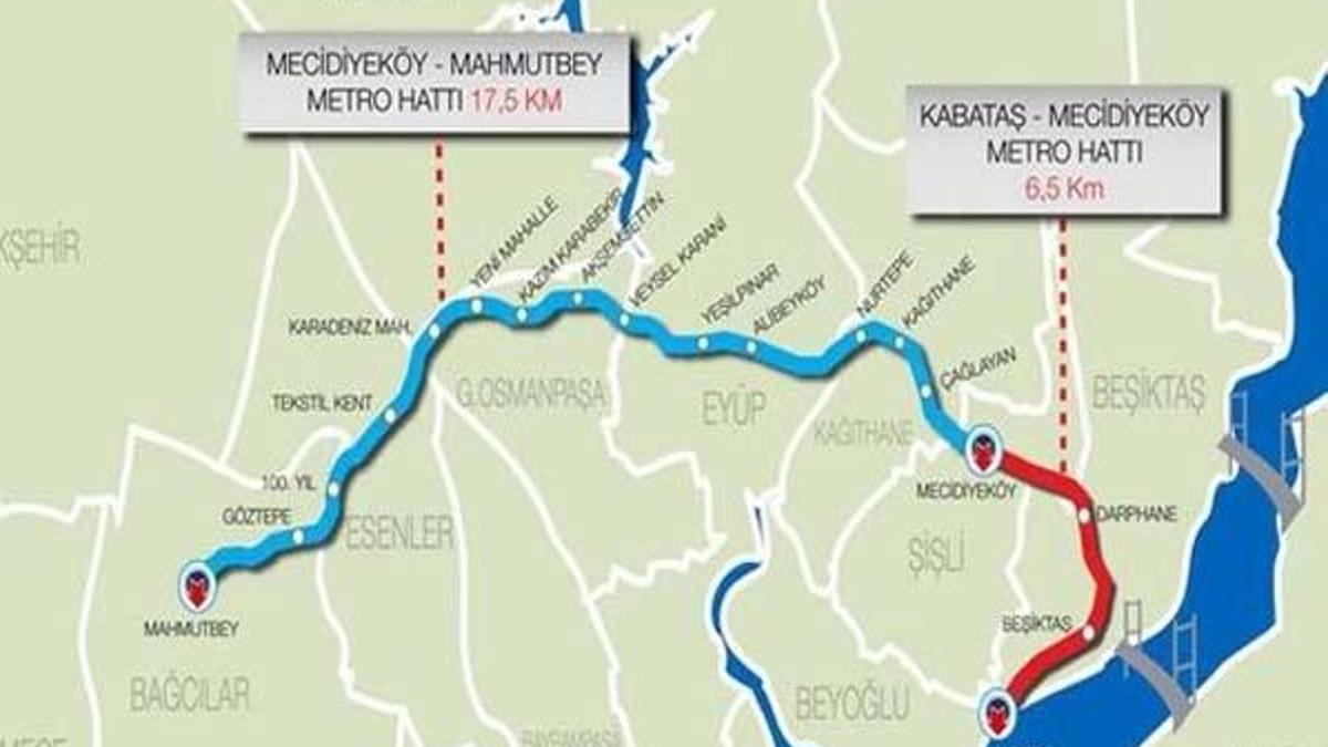 Mecidiyeköy Mahmutbey metro hattı ne zaman açılıyor? - Mahmutbey Mecidiyeköy metro hattı ne zaman açılacak?