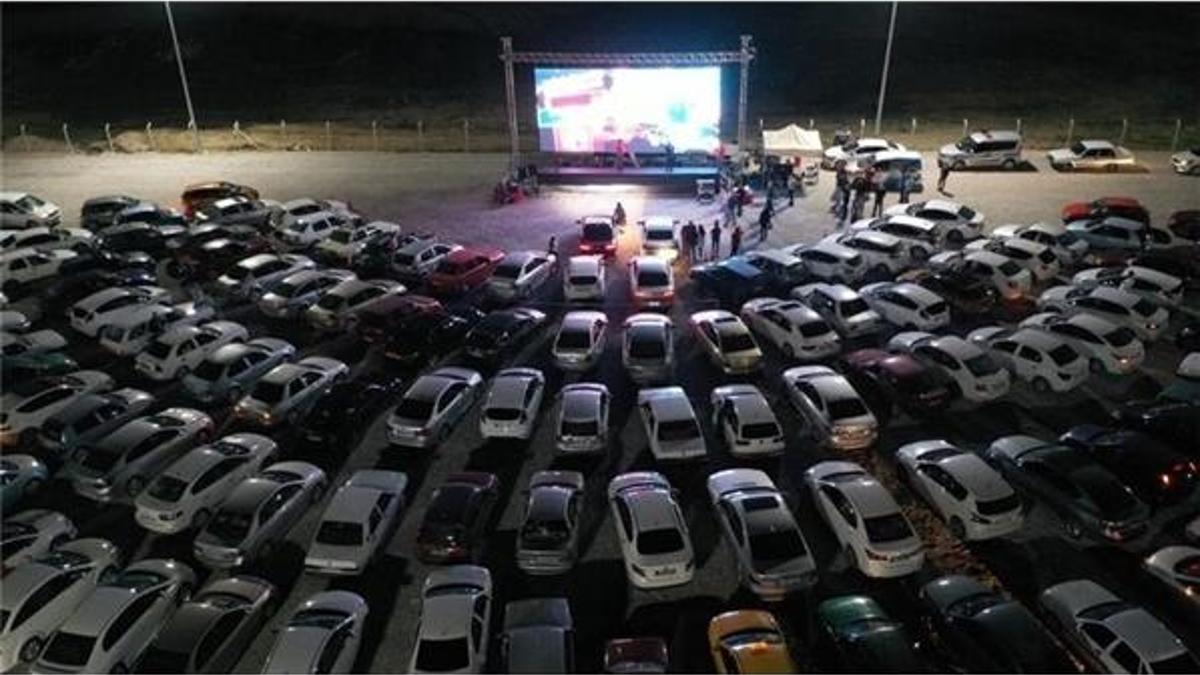 “Arabalı Sinema” etkinliği büyük ilgi gördü
