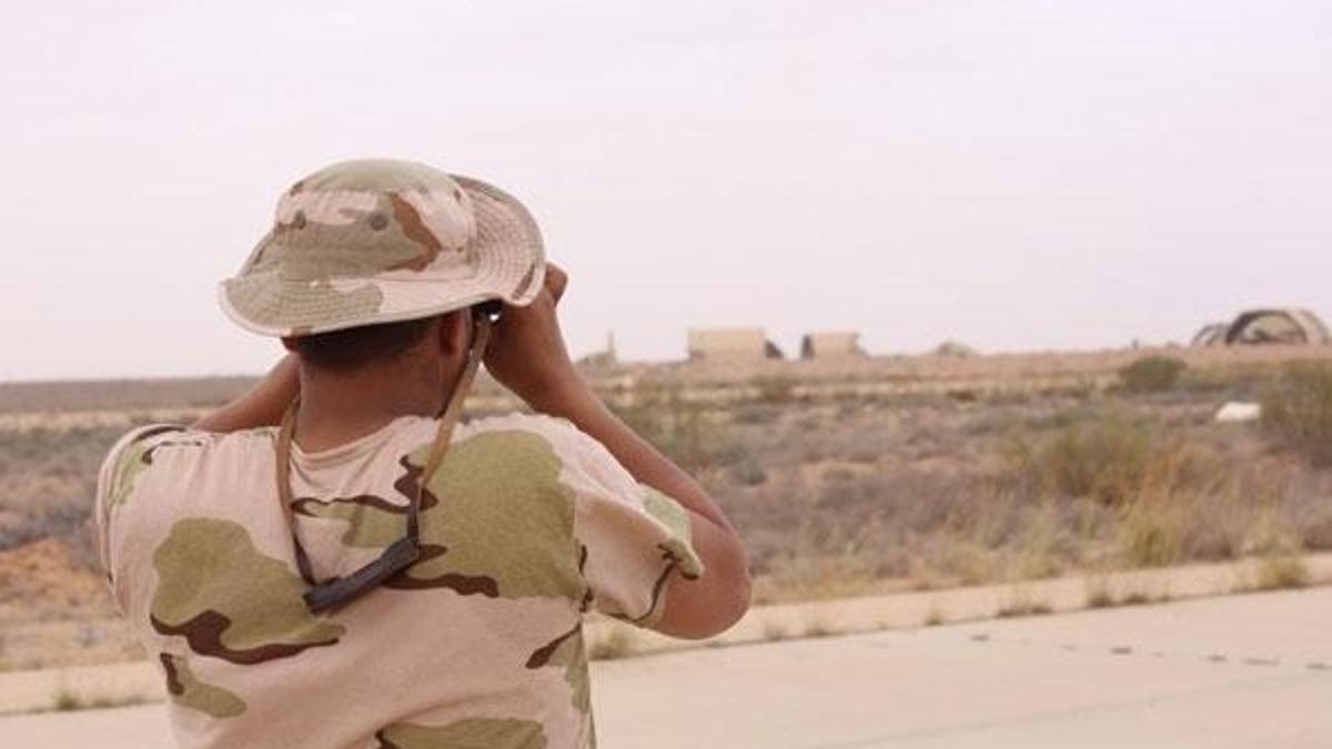 Libya ordusundan Terhune'deki Hafter milislerine hava harekatı