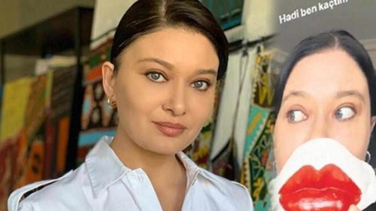 Nurgül Yeşilçay'dan esprili maske