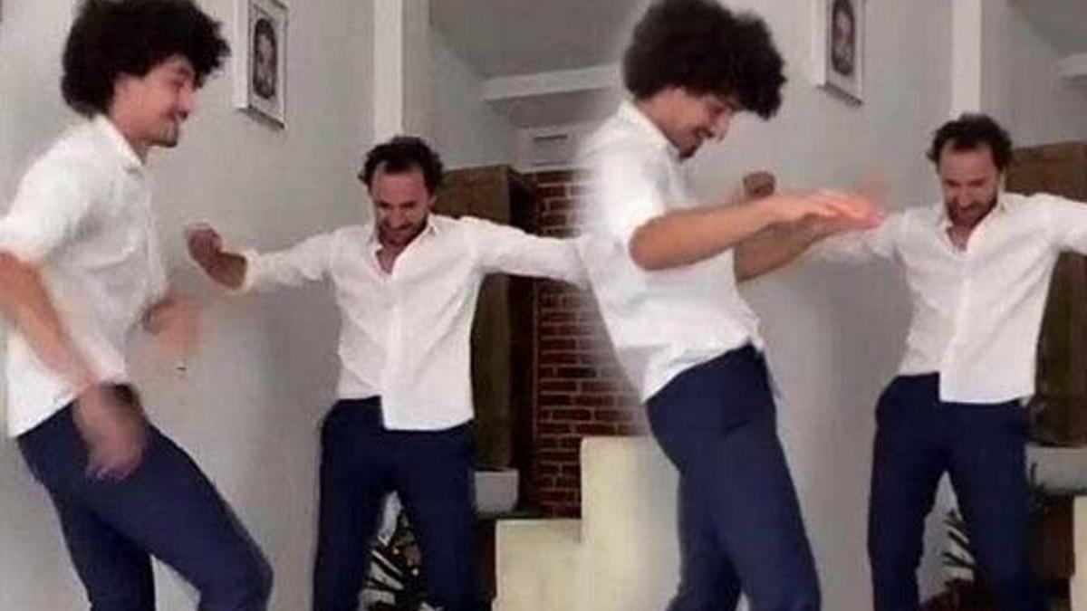 Fırat Çelik yeğeniyle bayram dansı yaptı!