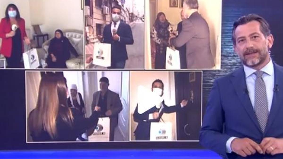Kanal D Haber ekibinden büyüklere bayram sürprizi!