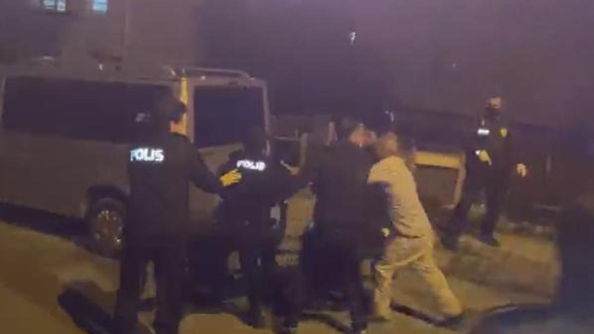 Nişanı atan çiftin aileleri sopalı bıçaklı kavga etti