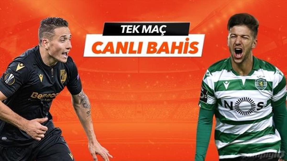 Guimaraes-Sporting Lizbon karşılaşmasında Canlı Bahis heyecanı Misli.com'da!