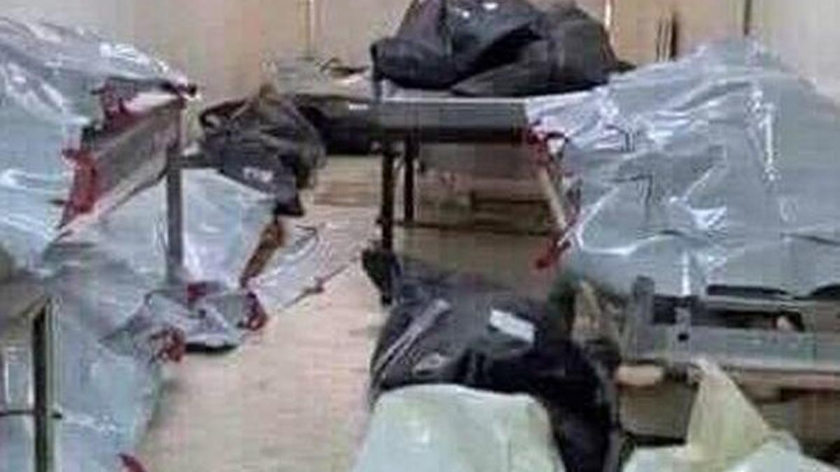 Libya Terhune'deki bir hastanede 106 ceset bulundu