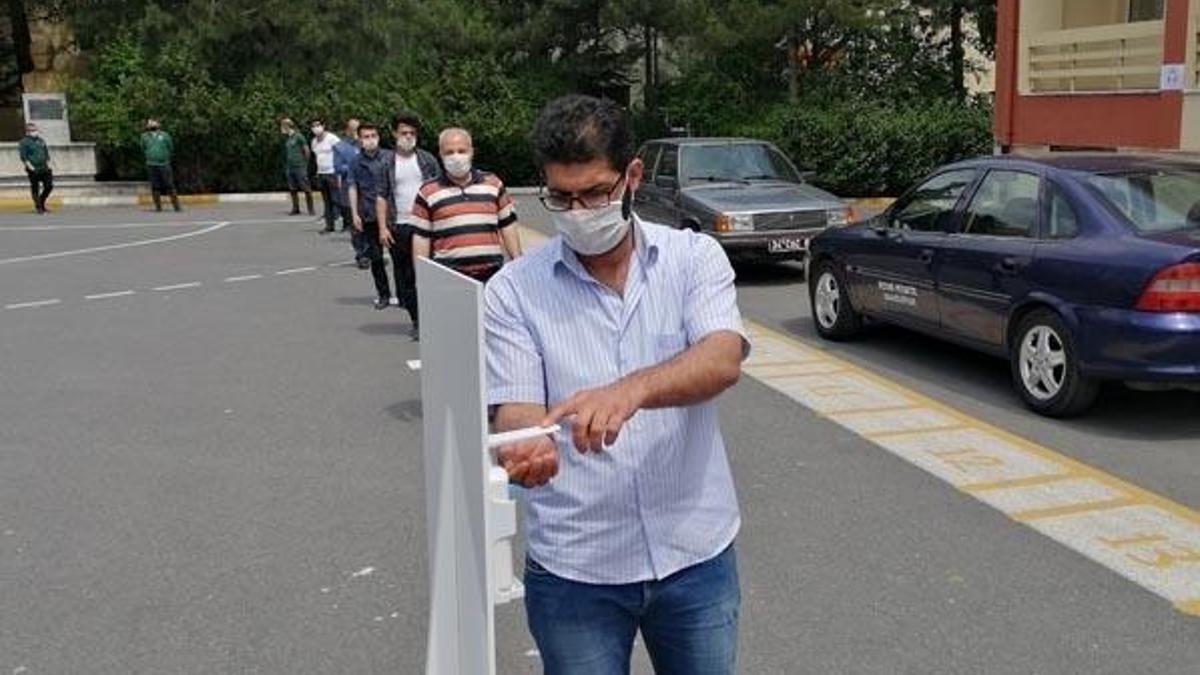 Normalleşme sürecinde ilk sınav böyle yapıldı!