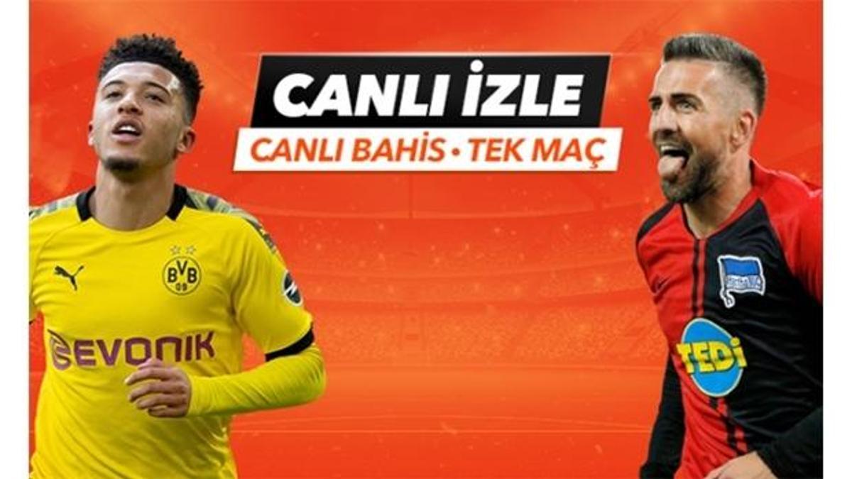 B. Dortmund - Herta Berlin karşılaşmasında Canlı Bahis heyecanı Misli.com'da!
