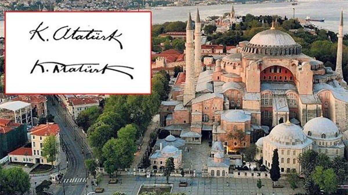 İmza sahte mi? Ayasofya için kritik tarih 2 Temmuz...