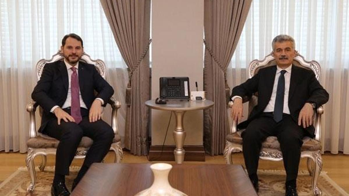 Bakan Albayrak'tan, Danıştay Başkanı Yiğit'e hayırlı olsun ziyareti