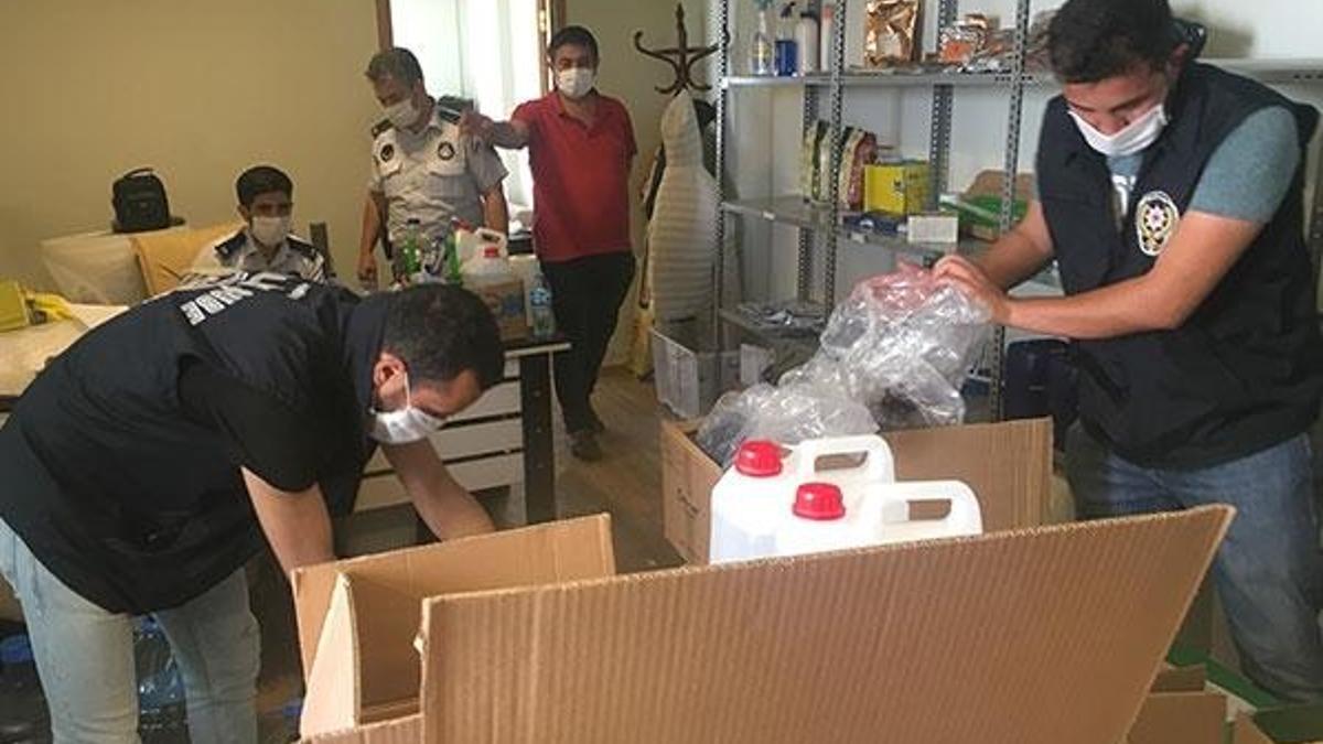 Kadıköy'de sahte içki operasyonu