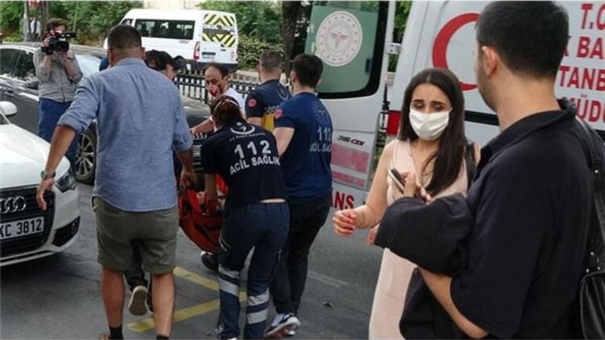 Maçka Parkı'nda dehşet anları! Kırık bira şişesiyle saldırdı