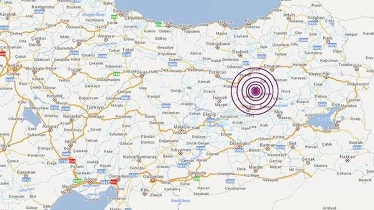 Bingöl'de 5.7 büyüklüğünde deprem! Çok sayıda ilde hissedildi...