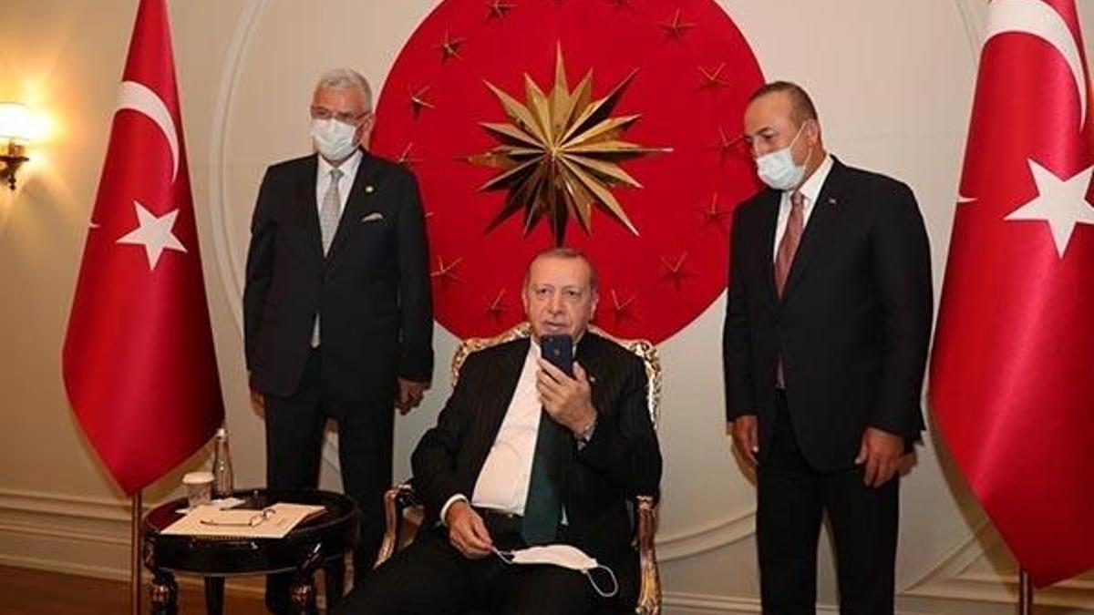 Cumhurbaşkanı Erdoğan, BM Daimi Temsilcisi Sinirlioğlu ile görüştü