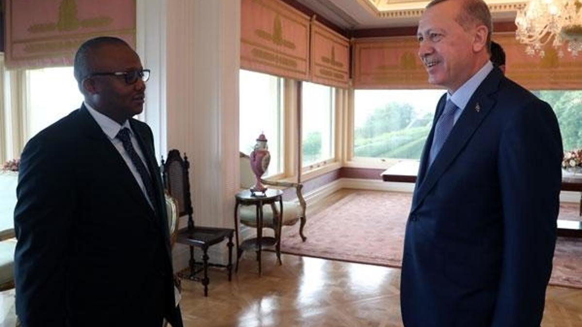 Cumhurbaşkanı Erdoğan Gine Bissau Cumhurbaşkanı ile görüştü