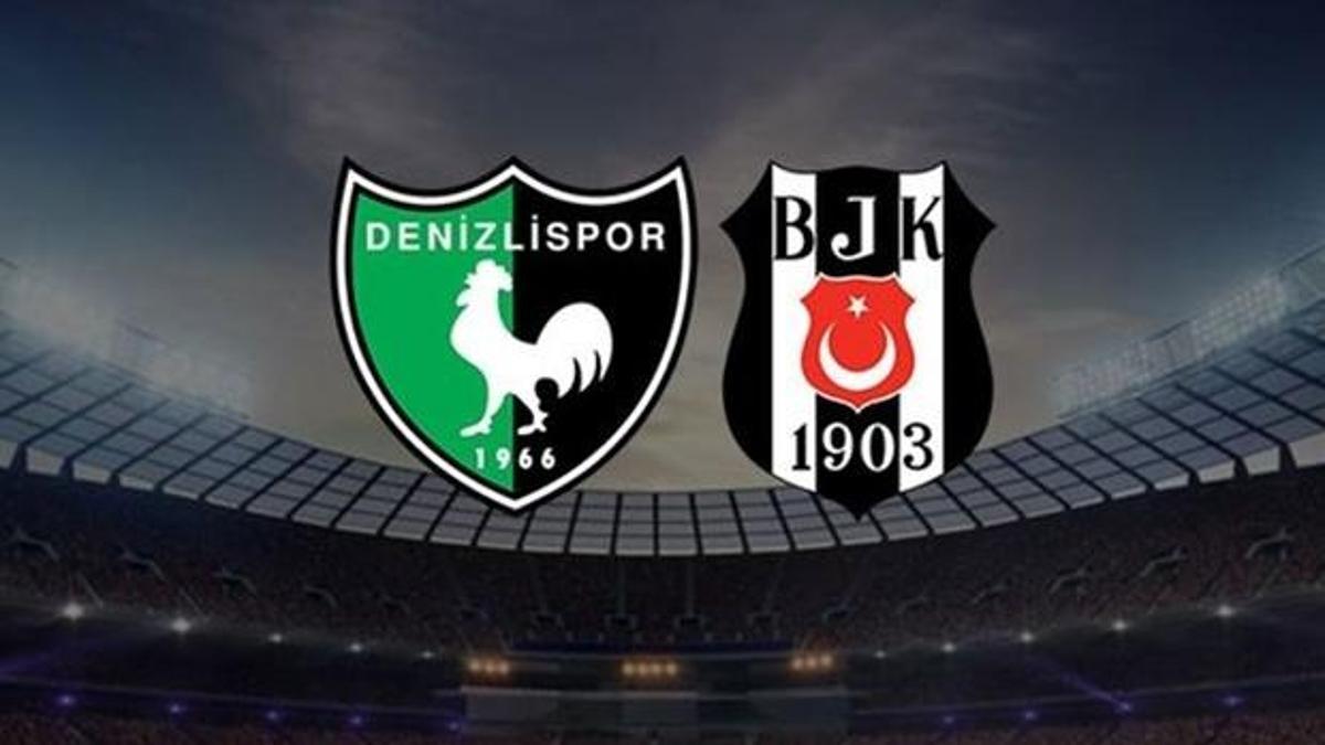 Yukatel Denizlispor, Beşiktaş'ı konuk ediyor! İlk 11'ler...