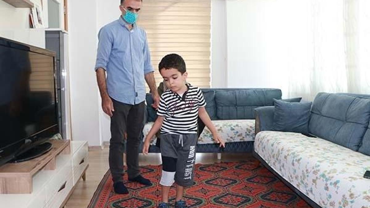6 yaşındaki Cihan, ameliyat olamazsa felç kalacak