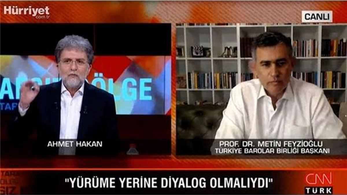 TBB Başkanı Feyzioğlu açıkladı: Yürüme yerine diyalog olmalıydı