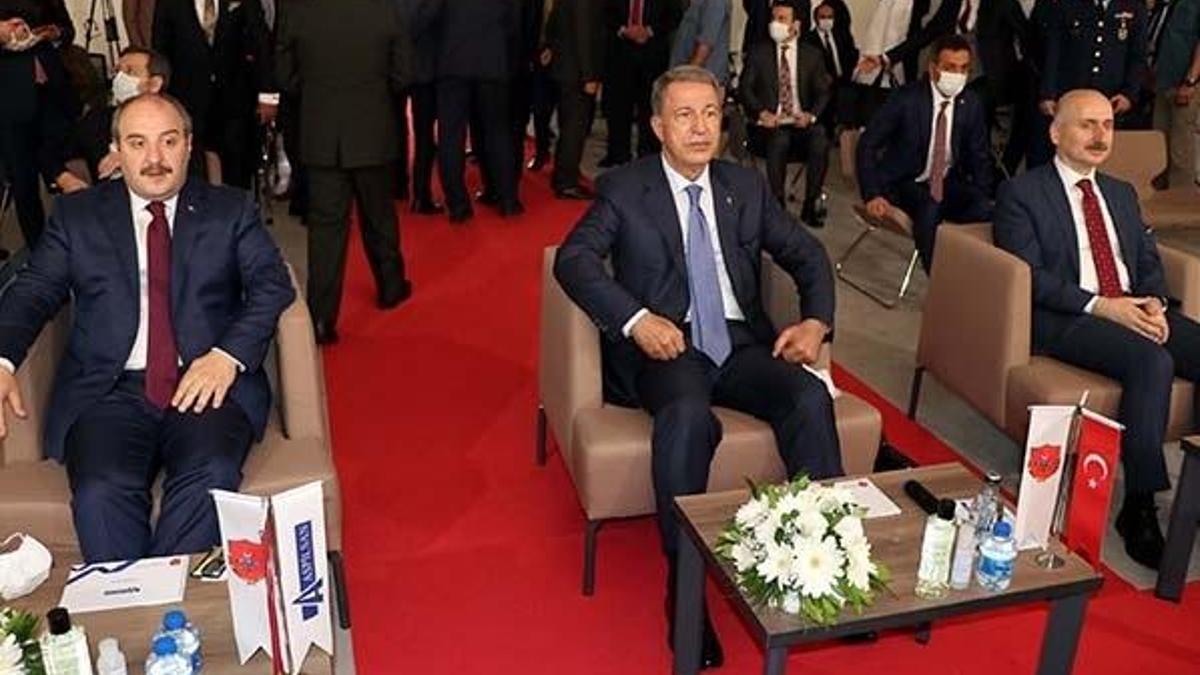 3 bakandan ASPİLSAN ziyareti