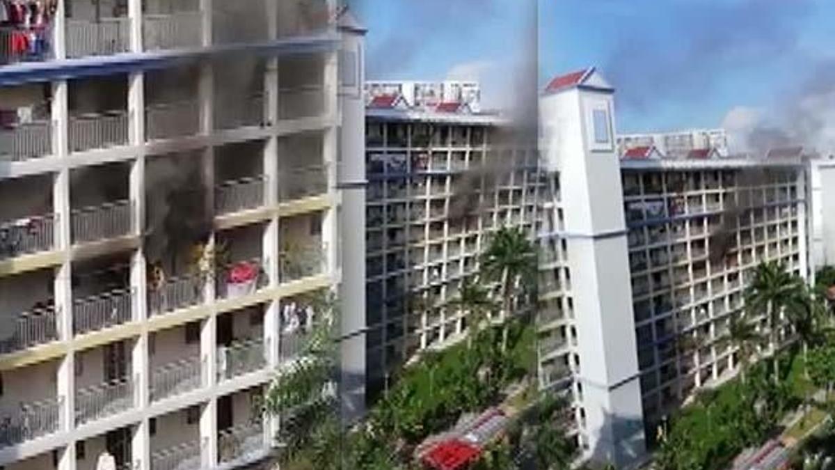 Singapur’da binada yangın: 150 kişi tahliye edildi