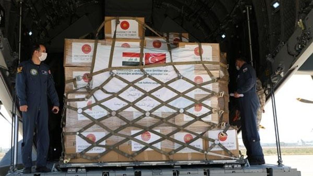 Türkiye'nin gönderdiği sağlık yardımı Bağdat'a ulaştı