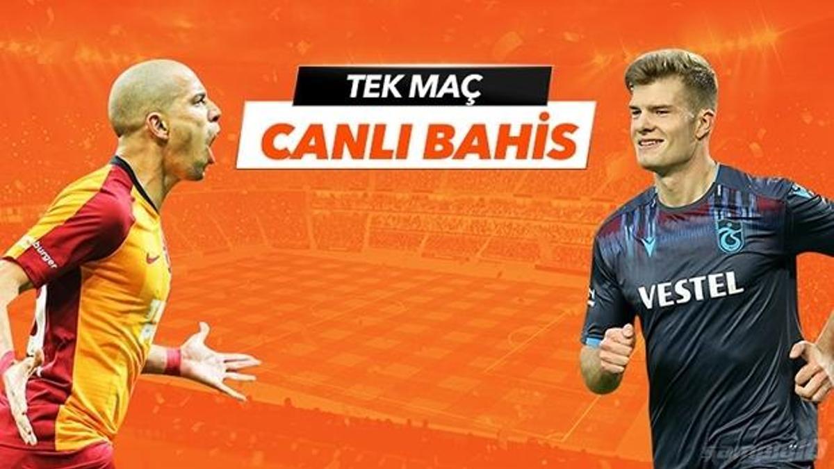 Galatasaray - Trabzonspor maçının heyecanı Tek Maç ve Canlı Bahis seçenekleriyle Misli.com’da