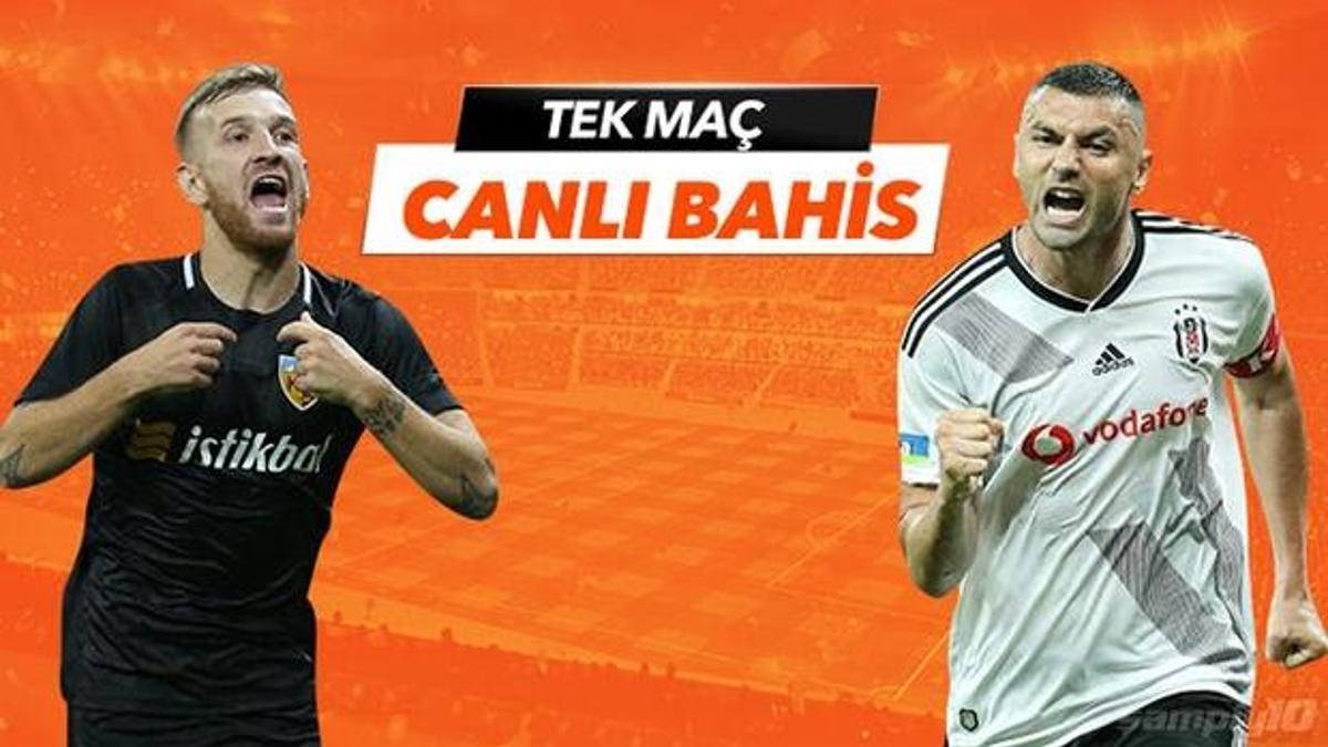 Kayserispor - Beşiktaş maçı Tek Maç ve Canlı Bahis seçenekleriyle Misli.com’da