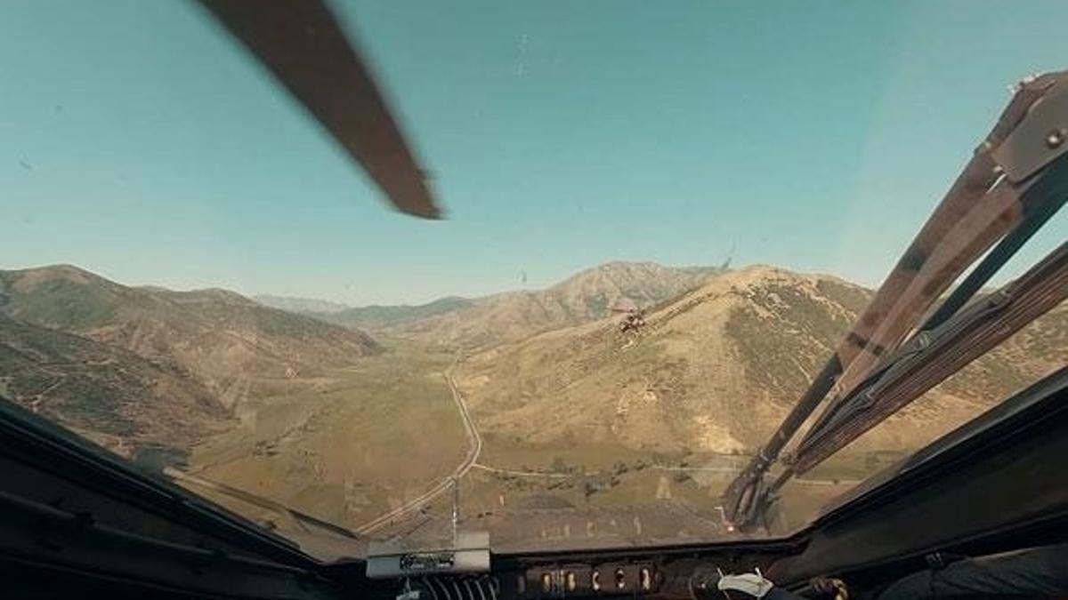 ATAK helikopterinin kokpitinden operasyon anı