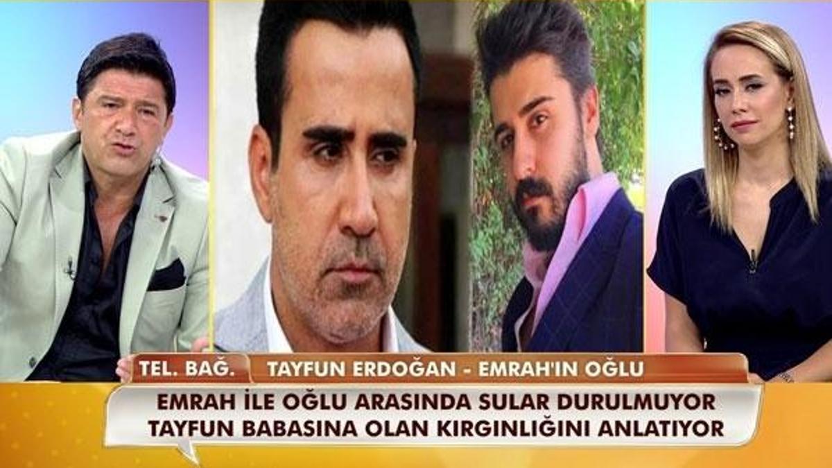 Emrah’ın teşekkür konuşmasına, oğlundan duygusal cevap
