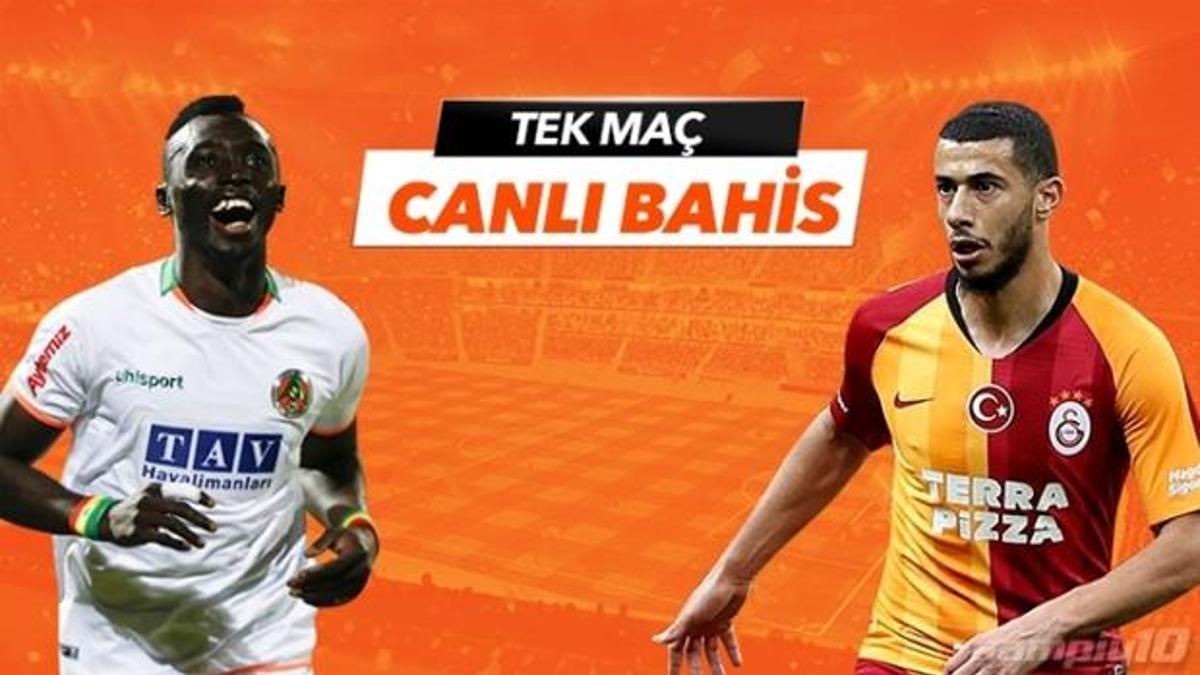 Alanyaspor - Galatasaray karşılaşmasında Canlı Bahis heyecanı Misli.com'da!