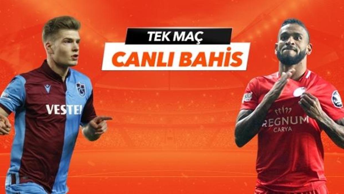 Trabzonspor - Antalyaspor karşılaşmasında Canlı Bahis heyecanı Misli.com'da!