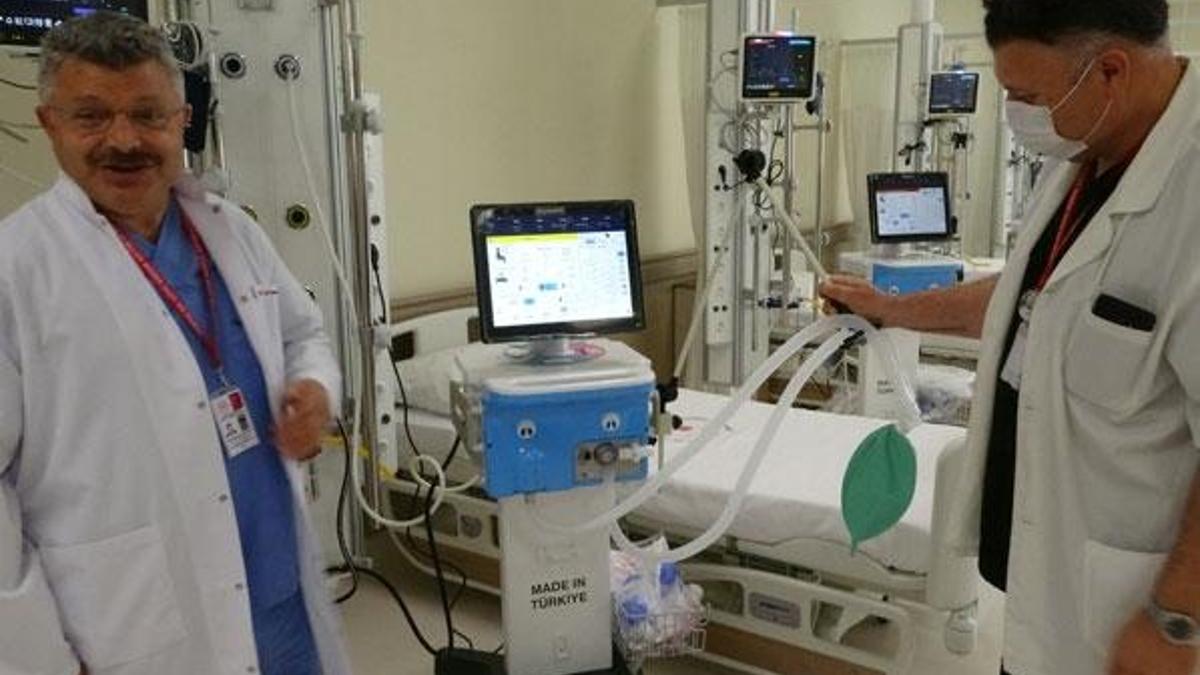 Yerli solunum cihazları kullanılmaya başlandı