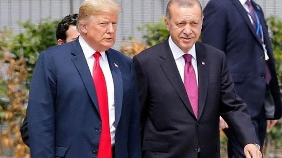 Cumhurbaşkanı Erdoğan Trump ile görüştü