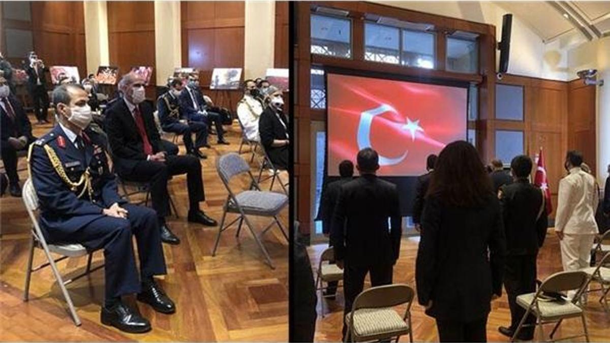Türkiye'nin Washington Büyükelçiliği'nde "15 Temmuz" töreni