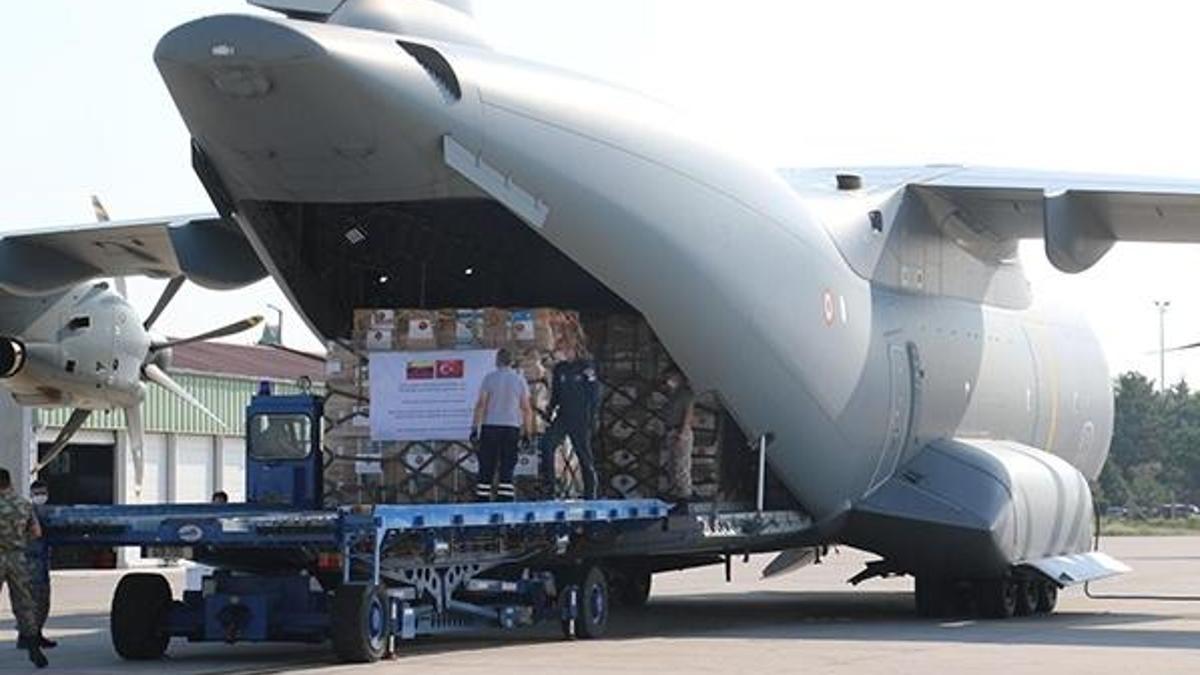 Türkiye'den Venezuela'ya tıbbi malzeme yardımı