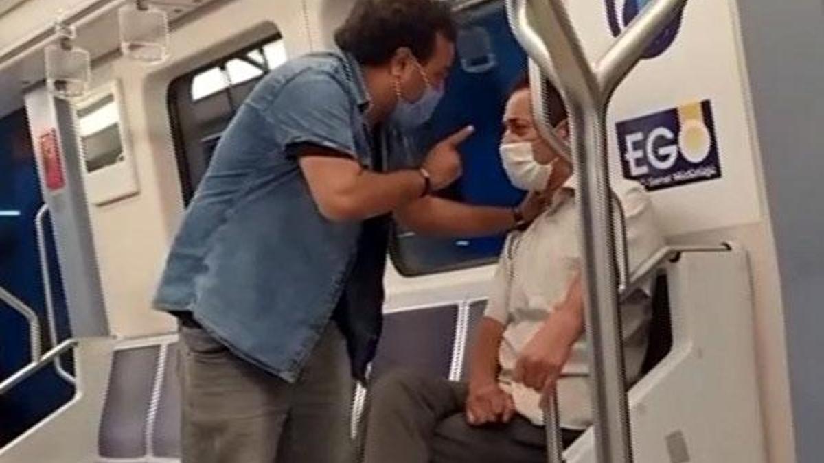 Ankara Metrosu'nda 'şarkı söyleme' kavgası