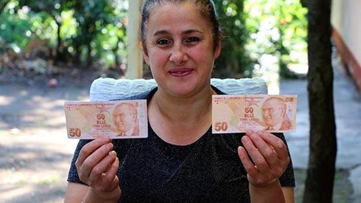 Hatalı basım 50 TL, Zonguldak'ta da ortaya çıktı