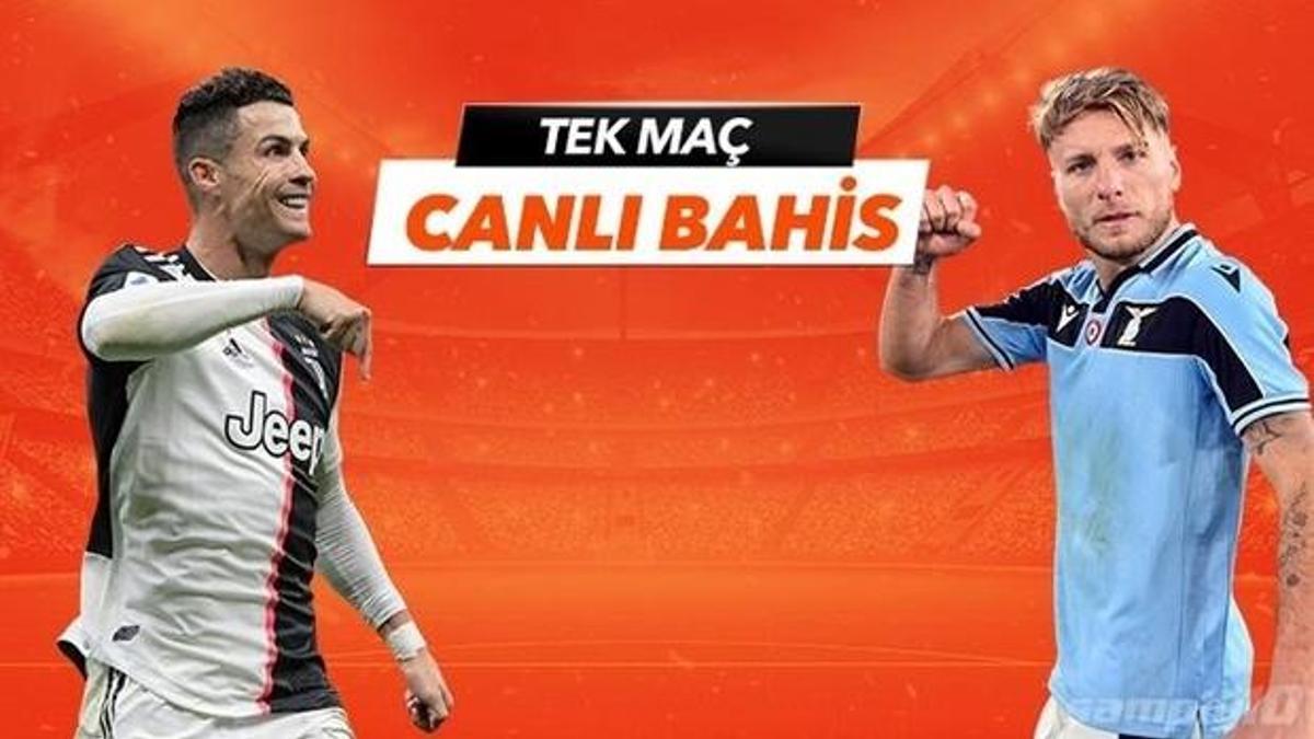 Juventus - Lazio maçı Tek Maç ve Canlı Bahis seçenekleriyle Misli.com’da