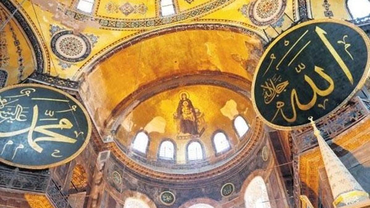 Ayasofya için karar verildi! Raylı perde sistemi