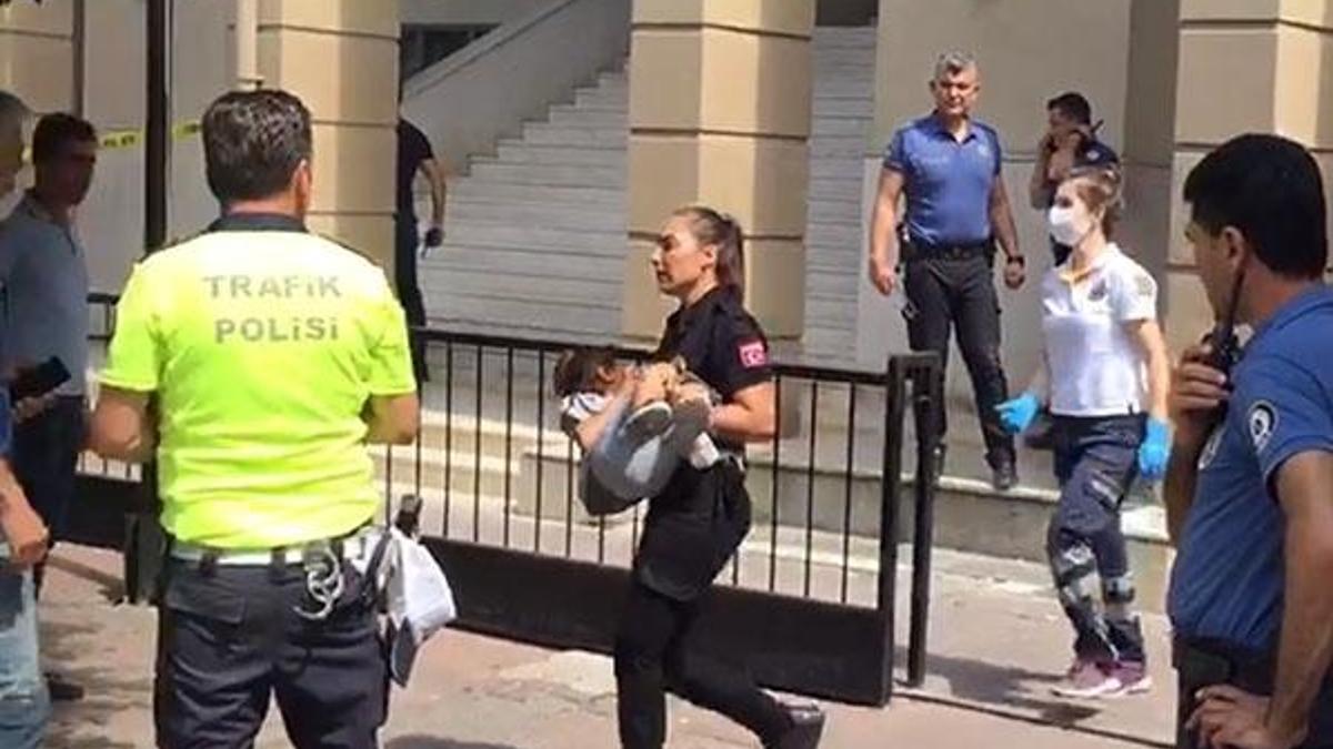 Adliyede silah sesleri! 3'ü çocuk çok sayıda yaralı