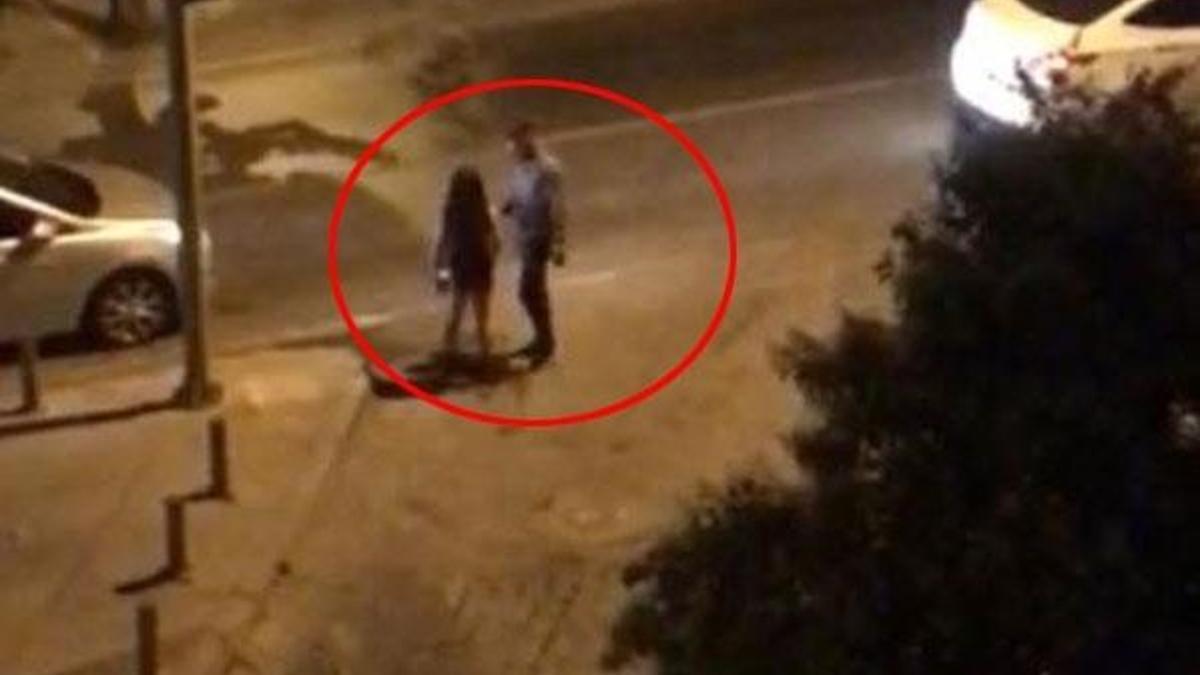 Şehrin göbeğinde skandal anlar!