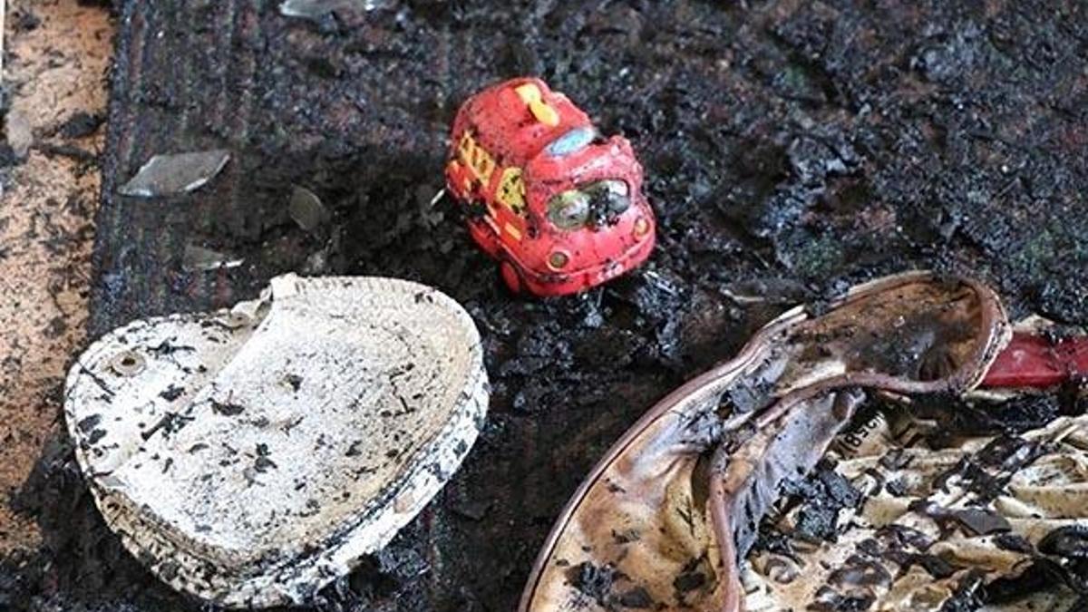 Evde çıkan yangında 5 aylık bebek öldü, 2 yaşındaki ablası da yaralandı