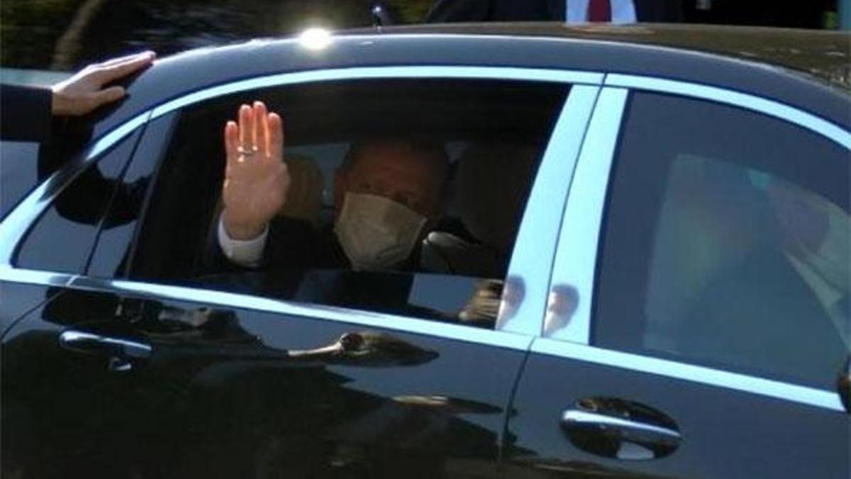 Cumhurbaşkanı Erdoğan taksicilerle sohbet etti