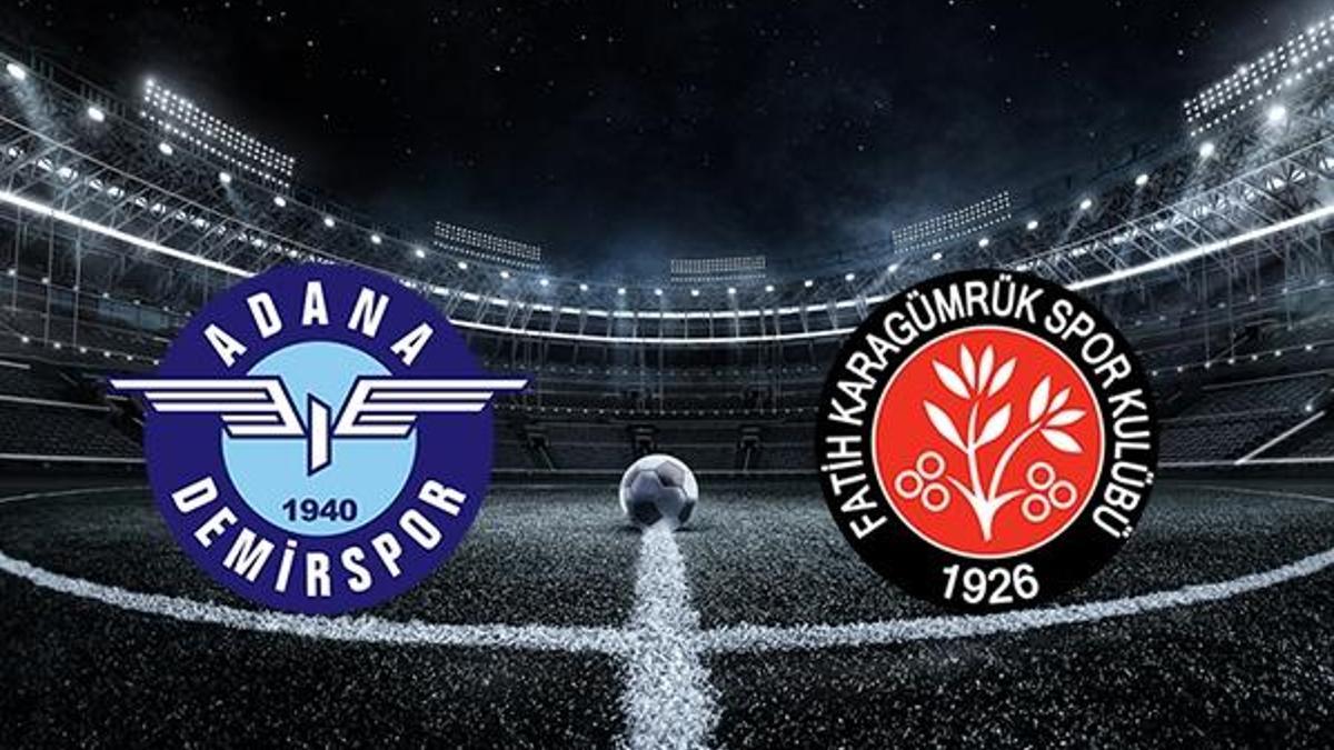 Adana Demirspor Karagümrük final maçı ne zaman, saat kaçta, hangi kanalda?